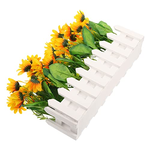 TINEASUR Künstliche Sonnenblume mit Kleinem Zaun Täuschend Echte Deko Langlebig aus Hochwertigen Materialien Pflegefrei für Schreibtisch Bereich und Büro Natürliche Atmosphäre Realistische TINEASUR Künstliche Sonnenblume mit Kleinem Zaun Täuschend Echte Deko Langlebig aus Hochwertigen Materialien Pflegefrei für Schreibtisch Bereich und Büro Natürliche Atmosphäre Realistische von TINEASUR