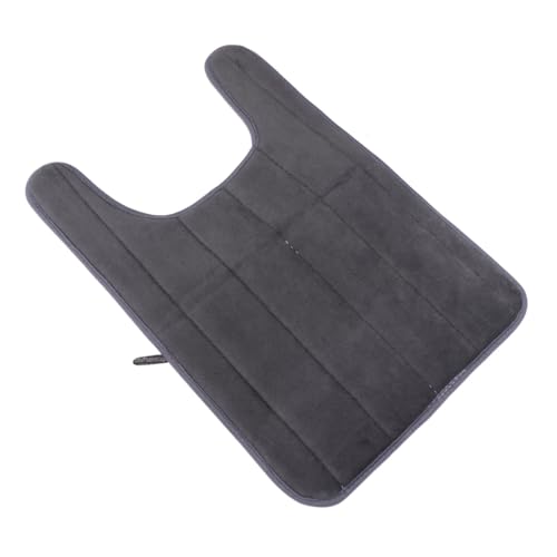 TINEASUR Memory Schaum U Förmige Wc Matte Rutschfester Badteppich Badezimmerteppich Waschbar Dunkelgrau Rutschfestes Closestool Bodenpad für Sicheres Duschen und Toilette TINEASUR Memory Schaum U Förmige Wc Matte Rutschfester Badteppich Badezimmerteppich Waschbar Dunkelgrau Rutschfestes Closestool Bodenpad für Sicheres Duschen und Toilette von TINEASUR