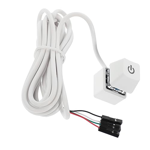 TINEASUR PC Computer External Switch Computer Netzteil Versorgt Stromversorgungssteueradapter Kabel Computer Netzschaltbuch Computer Hülle Computer Stromversattung Computer Schaltfläche von TINEASUR
