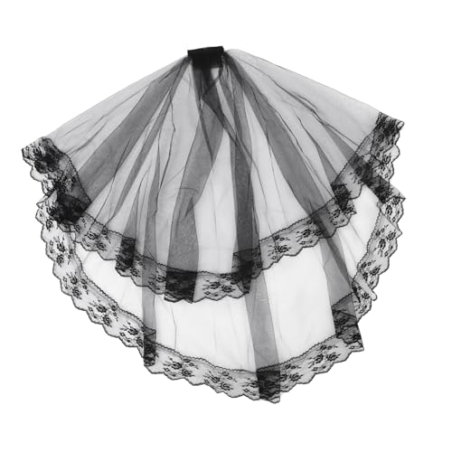 TINEASUR Party Für Prop Hochzeit Cosplay Länge Kurz Vintage Braut Halloween Kostüm Taille Spitze Mesh Tüll von TINEASUR