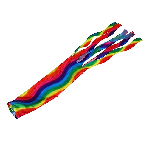 TINEASUR Regenbogen Windsack Langlebig Wetterfest Windrichtungsanzeiger Garten Dekoration für Outdoor Festival Bbq Schule Auffällige Bunte Windsock Flagge TINEASUR Regenbogen Windsack Langlebig Wetterfest Windrichtungsanzeiger Garten Dekoration für Outdoor Festival Bbq Schule Auffällige Bunte Windsock Flagge von TINEASUR