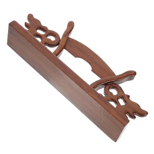 TINEASUR Retro Holz-fächerhalter aus Hochwertigem Massivholz Faltbarer Handfächer-ständer mit Glatter Oberfläche Langlebig und Sicher als Dekorativer Fan Display Halter für Zuhause und Büro von TINEASUR