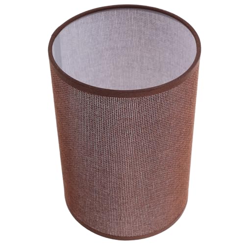 TINEASUR Runder Lampenschirm aus Grobem Kaffee Leinen Einfacher Lampenschirm für Tisch und Stehlampe Dekorativer Ersatzschirm für Schlafzimmer und Wohnzimmer Stilvoll und Modern TINEASUR Runder Lampenschirm aus Grobem Kaffee Leinen Einfacher Lampenschirm für Tisch und Stehlampe Dekorativer Ersatzschirm für Schlafzimmer und Wohnzimmer Stilvoll und Modern von TINEASUR