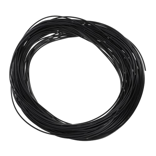 TINEASUR Runder PE Rattan Schwarz Multifunktionales Flechtmaterial für Möbelreparatur DIY Korbflechten und Polster für Gartenmöbel Wiederverwendbares Kunststoffgeflecht für Stuhl und von TINEASUR