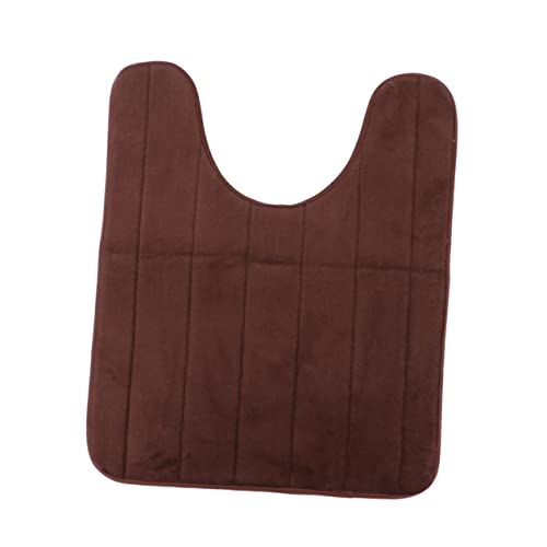 TINEASUR U Form Wc Sitzbezug aus Memory Schaum Waschbar Dehnbar rutschfest Warmer Toilettensitzbezug Geeignet für Standard Wc Sitze von TINEASUR