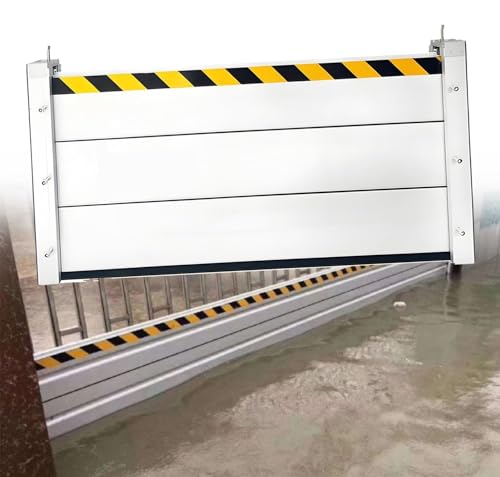 Hochwasserschutz Barriere Tur Hochwasserschutz Bei Türen Hochwasserschutz Barriere Aussen Hochwasserschutz Bei Türen Spundwand Geeignet für Garageneinfahrt Tür StraßE Usw(H 120cm(4.0ft),L 520cm(17ft)) von TINGBBAO