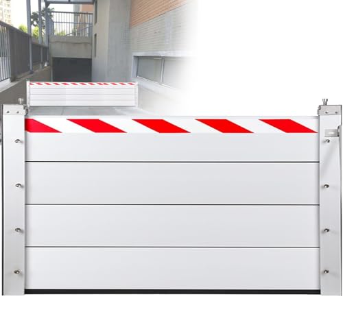 Hochwasserschutz Barriere Wasserabweiser Mobiler Dammbalkensystem Hochwassersperre Wasserabweiser Hochwassersperren-Demontagesystem Für Überschwemmungsnotfälle(H 120cm(4.0ft),L 160cm(5.3ft)) von TINGBBAO