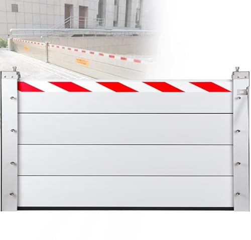 Hochwasserschutz Barriere Wasserabweiser Mobiler Hochwasserschutz Aluminium Dammbalkensystem Einfache Montage Und Demontage Hochwassersperre Wasserabweiser(H 160cm(5.3ft),L 160cm(5.3ft)) von TINGBBAO