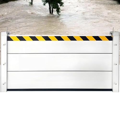 Hochwasserschutz Bei TüRen Hochwasserschutz Barriere Aussen Hochwasserschutz Bei TüRen Spundwand Aluminiumlegierungs Material Gut Wasserdicht Geeignet füR Garageneinfahrt(H 60cm(2.0ft),L 260cm(8.5ft)) von TINGBBAO