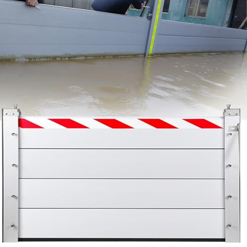 Hochwasserschutz Bei Türen Hochwasserschutz Wiederverwendbar Hochwasserschutz Barriere Hochwasserschutz Kann Tore Unterführungen Garagen Straßen Usw(H 100cm(3.3ft),L 420cm(13.8ft)) von TINGBBAO