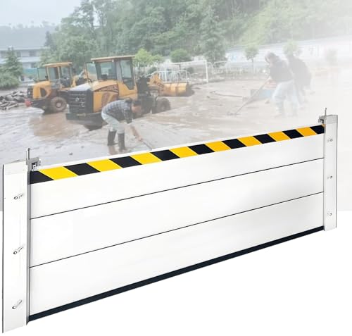 Hochwassersperre Wiederverwendbar for Hochwasserschutz Bei Starkem Regen Hochwasserschutzsperre for Den Außenbereich Garagen Hochwassersperre(H 80cm(2.6ft),L 520cm(17ft)) von TINGBBAO