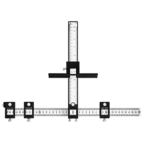 Kabinett Hardware Jig Einstellbare Punch Locator Schrank Jig für Installation von Griffen Knäufen an Türen oder Schubladen von TINGJS