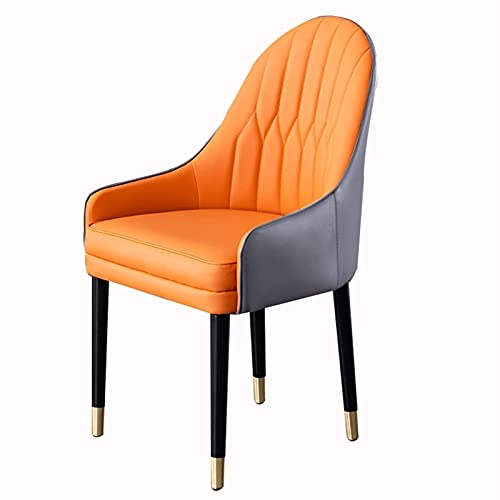 TINGMIAN Esszimmerstühle für Küche, Esszimmer, Wohnzimmer, Sessel, Emulsion, gepolstert, Esszimmerstühle mit weichem Mikrofaser-Lederkissen und Massivholzbeinen (E) von TINGMIAN