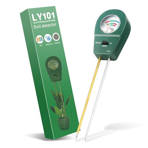 TINGTING Feuchtigkeitsmessgerät Pflanzen PH Wert Rasen Messen Bodenfruchtbarkeitsmesser 3-in-1 PH Messgerät Erde PH Wert Messgerät Erde TINGTING Feuchtigkeitsmessgerät Pflanzen PH Wert Rasen Messen Bodenfruchtbarkeitsmesser 3-in-1 PH Messgerät Erde PH Wert Messgerät Erde von TINGTING