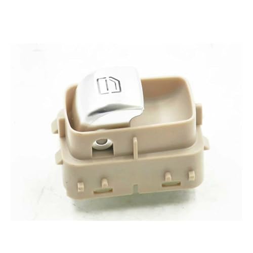 Elektrischer Fensterheberschalter Für Benz E63 Für CLS350 C63 Power Fenster Control Schalter Taste 2229050309(Beige) von TINGYUS