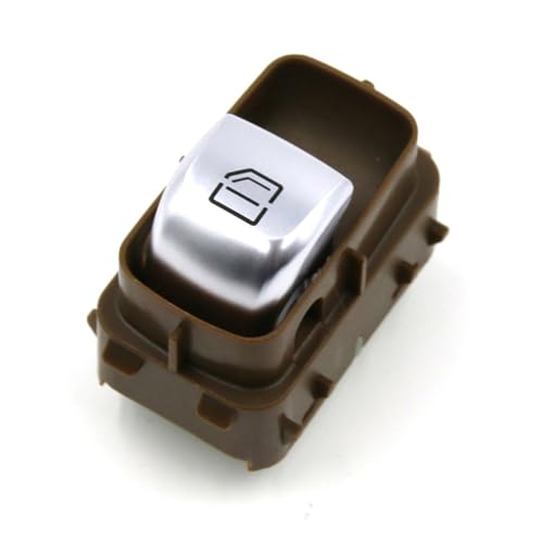 Elektrischer Fensterheberschalter Für Benz E63 Für CLS350 C63 Power Fenster Control Schalter Taste 2229050309(Brown) von TINGYUS