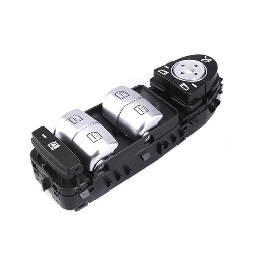 Elektrischer Fensterheberschalter Für Benz W213 W222 E Für Klasse 4 Tür Limousine Power Fenster Schalter A2139054803(BLACK2) von TINGYUS