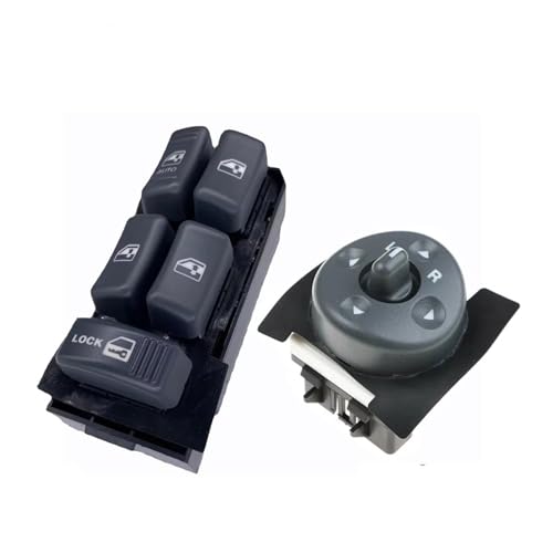 Elektrischer Fensterheberschalter Für Chevy Für Suburban Für Tahoe Power Fenster Spiegel Control Schalter 15009690(1 Satz) von TINGYUS