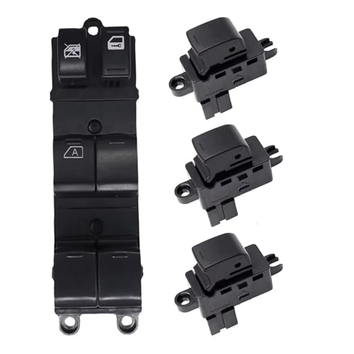 Elektrischer Fensterheberschalter Für Nissan Für Tiida Für Rogue Elektrische Fensterheber Switch Control 25411-AX010(E) von TINGYUS