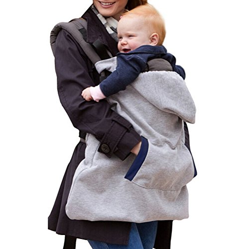 Tininna Tragetuch für Babys, Baby Wrap, multifunktional, zum Transport, winddicht, Mantel mit Kapuze von TININNA