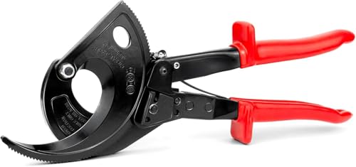 TINMAGI Kabelschere Ratschen-Kabelschneider, Ratschenkabelschneider Schneidet bis zu 400 mm², Ratschenschneider und Drahtkabelschneider, Druckverstellbarer Drahtschneider HS520A TINMAGI Kabelschere Ratschen-Kabelschneider, Ratschenkabelschneider Schneidet bis zu 400 mm², Ratschenschneider und Drahtkabelschneider, Druckverstellbarer Drahtschneider HS520A von TINMAGI