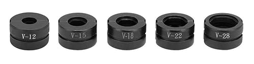 TINMAGI Pressbacken V12/15/18/22/28mm für Presszange Kupferrohr, Pressbacke Pressbackeneinsatz Passend für Rohrpresszange Handpresszange, Edelstahlrohr von TINMAGI