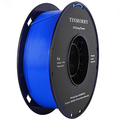 Filament 1,75 PLA, TINMORRY 3D Drucker Filament, PLA Filament 1,75 mm 1 kg Spool, Royal Blue von TINMORRY