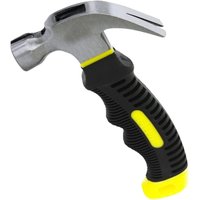 Tinor - 1 Stück Mini-Hammer, kleiner Hammer, Klauenhammer, ergonomischer weicher Gummigriff mit rutschfestem Magnetkopf, geeignet für Reparatur, von TINOR