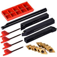 10 Stück DCMT0702 Wolframkarbideinsatz + 4 Stück 12 mm Bohrstange S12M-SDUCR07 / SDNCN1212H07 / SDJCL1212H07 / SDJCR1212H07 + 4 Stück 10 Stück DCMT0702 Wolframkarbideinsatz + 4 Stück 12 mm Bohrstange S12M-SDUCR07 / SDNCN1212H07 / SDJCL1212H07 / SDJCR1212H07 + 4 Stück von TINOR