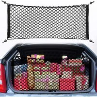 90x40cm Universelles elastisches Nylon-Auto-Gepäcknetz, festes Gepäcknetz, Auto-Heckaufbewahrungs-Organizer, Kofferraum-LKW-Gepäcknetz, 90x40cm Universelles elastisches Nylon-Auto-Gepäcknetz, festes Gepäcknetz, Auto-Heckaufbewahrungs-Organizer, Kofferraum-LKW-Gepäcknetz, von TINOR