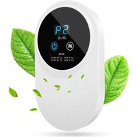 Tragbarer Luftreiniger, Auto-Luftreiniger mit antibakterieller Rate, 99 % leiser Luftionisator mit energiesparendem LED-Display, Anionen-Luftreiniger von TINOR