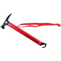 Tinor - Zelthammer Aluminium Camping Mallet Puller Leichtes Multifunktionswerkzeug zum Wandern Markise Zelthering von TINOR