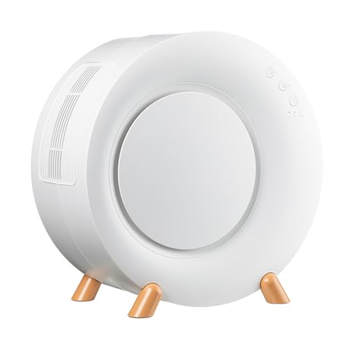 Luftentfeuchter Elektrisch, Tisch-Ultra Leiser Raumentfeuchter, 1L Tragbarer Dehumidifiers mit 3-farbiges LED-Licht, Timer, Auto-Off, Stumm von TINS