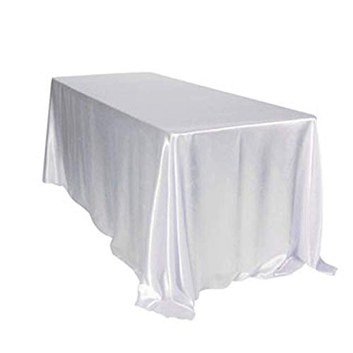 TINWARM Tischdecke für Hochzeitsbankett, weiß, 145x320CM, Bankettveranstaltung Die Beste Wahl für die Taufdekoration TINWARM Tischdecke für Hochzeitsbankett, weiß, 145x320CM, Bankettveranstaltung Die Beste Wahl für die Taufdekoration von TINWARM