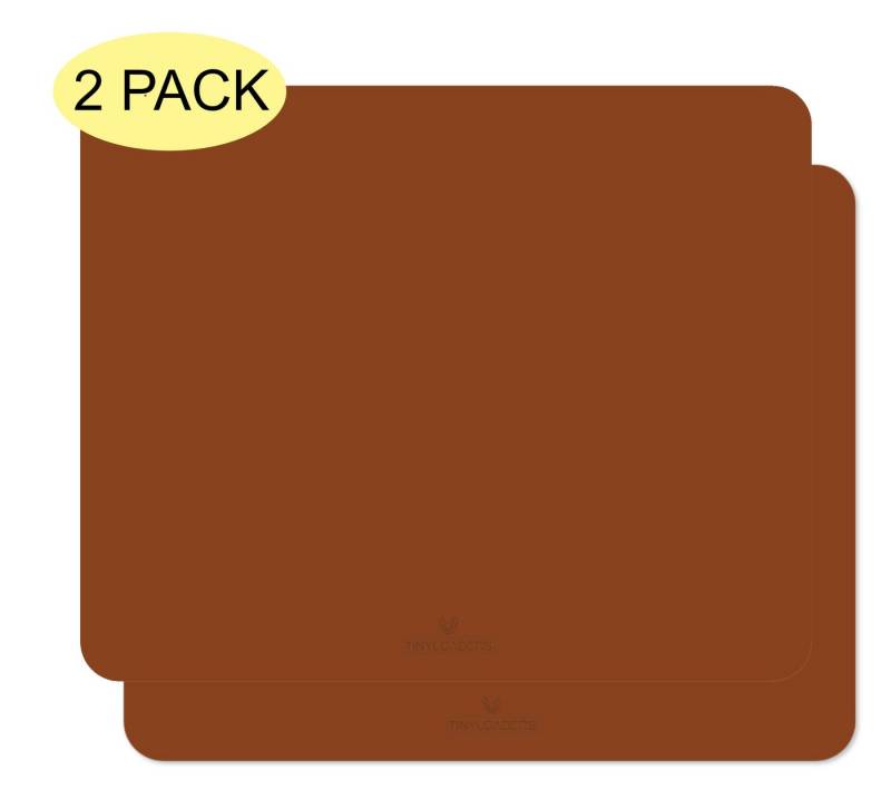 TINYLOADERS Platzset XL Platzmatte, Platzdeckchen, Tischset, Placemat, Unterlage 65 x 50 cm, (Spar-Set, 2 Tischsets), Weiches Vinyl, ideal als Kinderunterlage zum Essen Backen oder Basteln von TINYLOADERS