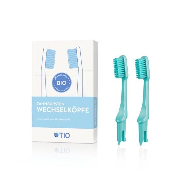 TIO Zahnbürsten Wechselköpfe - 2er Pack - Soft von TIO