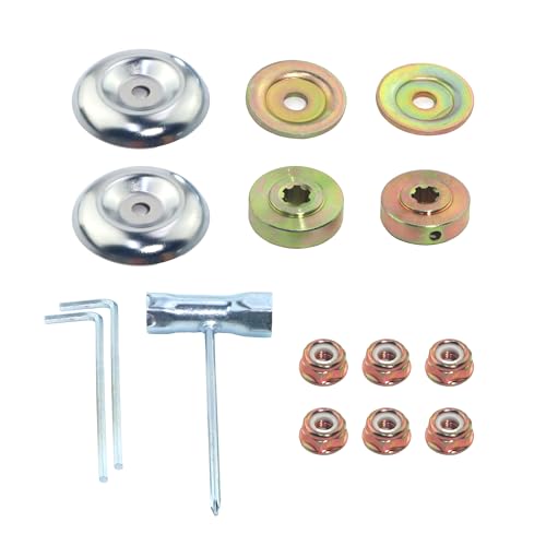 TIOMIOSEA 15 Stück Freischneider Zubehör-Set, Universal Hardware-Zubehör Ersatzteile für Motorsense Rasenmäher Bewässerungsmaschine Trimmer TIOMIOSEA 15 Stück Freischneider Zubehör-Set, Universal Hardware-Zubehör Ersatzteile für Motorsense Rasenmäher Bewässerungsmaschine Trimmer von TIOMIOSEA