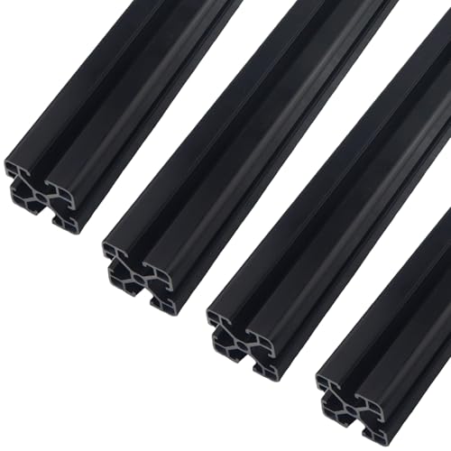 TIOMIOSEA 4 Stück Aluprofil 4040 T Typ Schwarz 400mm Aluminiumprofil Extrusions Europäischer Standard Eloxierte Linearschiene 40x40 Alu Profil für 3D-Drucker, CNC und DIY Projekte TIOMIOSEA 4 Stück Aluprofil 4040 T Typ Schwarz 400mm Aluminiumprofil Extrusions Europäischer Standard Eloxierte Linearschiene 40x40 Alu Profil für 3D-Drucker, CNC und DIY Projekte von TIOMIOSEA