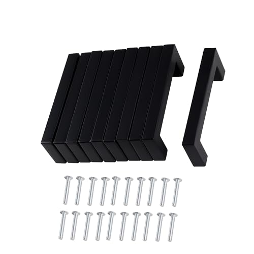 TIOMIOSEA Schrankgriffe Griffe 10 Stück,Möbelgriffe 128mm lochabstand Griffe Schwarz Küchengriffe,Schrankgriffe mit Schrauben, Edelstahl Schrankgriffe,Geeignet für Möbel, Küche und Wohndekoration TIOMIOSEA Schrankgriffe Griffe 10 Stück,Möbelgriffe 128mm lochabstand Griffe Schwarz Küchengriffe,Schrankgriffe mit Schrauben, Edelstahl Schrankgriffe,Geeignet für Möbel, Küche und Wohndekoration von TIOMIOSEA
