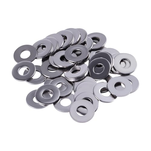 TIOMIOSEA Unterlegscheiben M5, 70 Stück Kotflügelscheiben - Hochwertige A2 V2A 304 Edelstahl, Karosseriescheiben Unterlegscheibe (10*25*1.5 mm) Metallscheiben für Schrauben & Muttern & Gewindestange von TIOMIOSEA