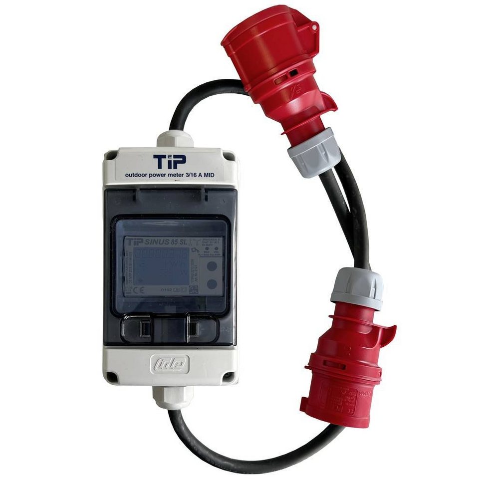 TIP Energiekostenmessgerät Outdoor power meter Kabel-Drehstromzähler, MID Eichung von TIP
