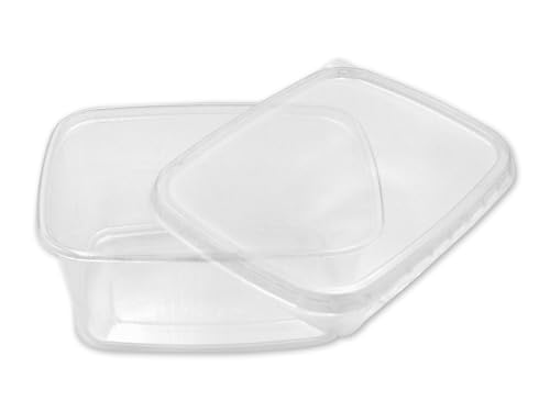 TIP Feinkostbecher mit Deckel -300 ml - eckig - transparent 250 Stück von TIP