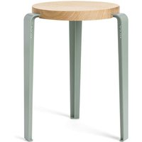 [GEBRAUCHT] Tip Toe Lou Hocker Eiche Natur Eukalyptus Grau Möbel Sitzmöbel Stuhl Barhocker B-Ware von TIPTOE