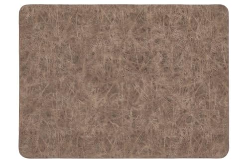 ZICZAC - Tischset TRUMAN - SET/6 - Kunstleder - doppelseitig, leicht zu reinigen, rutschfest - Rechteck - 33x45 cm - KAFFEE ZICZAC - Tischset TRUMAN - SET/6 - Kunstleder - doppelseitig, leicht zu reinigen, rutschfest - Rechteck - 33x45 cm - KAFFEE von TISECO