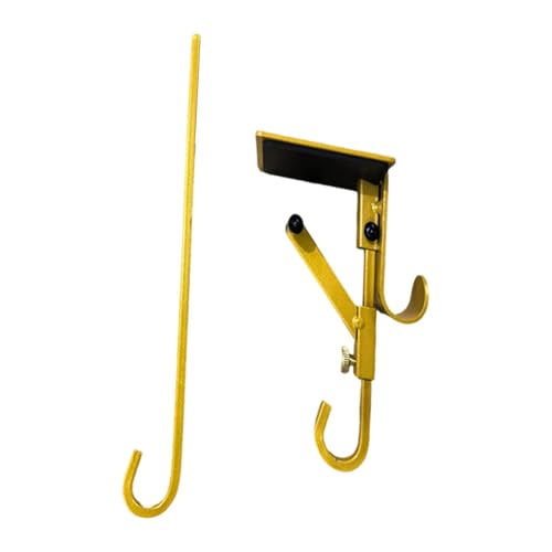 TISHITA Weihnachtsstrumpfhalter Metall Strumpfaufhänger Mantelhalter Feuerstellenhalter Weihnachtsfest Dekor für Wohnzimmer Party Schreibtisch Regal, Gold von TISHITA