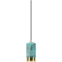 Voorraadverkoop Geoxide Erde Messing Verlichting, Koper Patina Hängelampe von TISJAlighting
