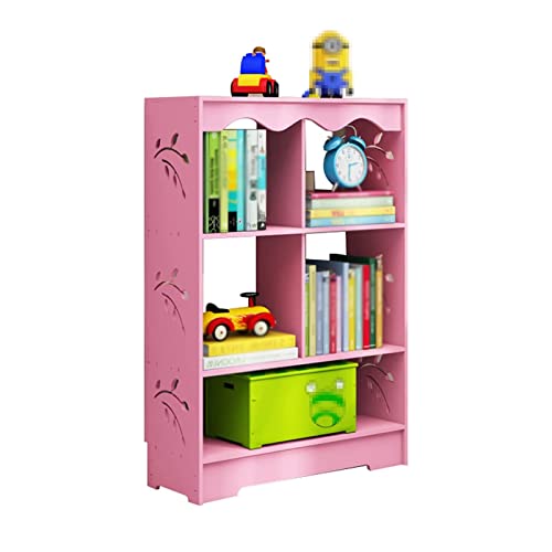 TISTIK Bücherregal Bücherregal mit 5 Würfeln, freistehend, 3 Ebenen, offenes Bücherregal, modernes Spielzeug-Lagerregal, MDF-Aufbewahrungsvitrine für Schlafzimmer, Wohnzimmer standregal von TISTIK