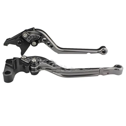 Für Kawasaki Z800 E Version 2013 2014 2015 2016 Z750 Nicht Z750S Modell 2007-2012 Motorrad CNC Bremse Kupplungshebel Kupplungshebel Bremshebel Kupplung(Color:Long Titanium) von TISURXQ