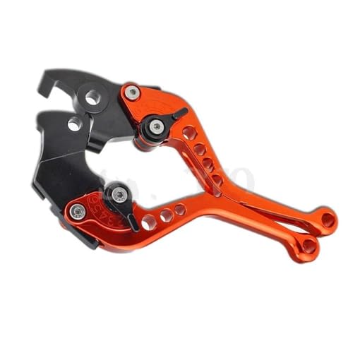 Für Kawasaki Z800 E Version 2013 2014 2015 2016 Z750 Nicht Z750S Modell 2007-2012 Motorrad CNC Bremse Kupplungshebel Kupplungshebel Bremshebel Kupplung(Color:Short orange) von TISURXQ