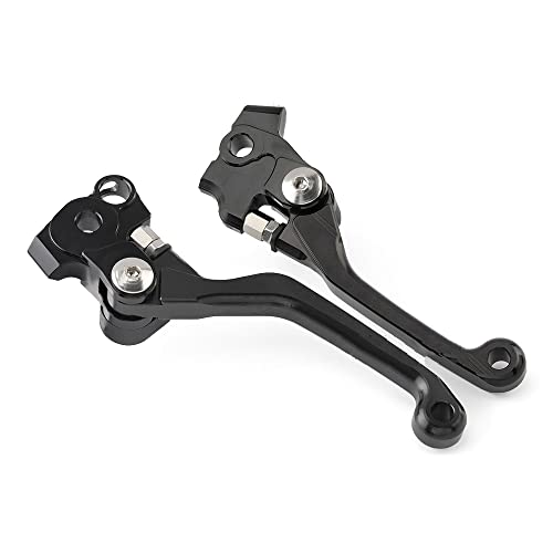 TISURXQ CNC Pivot Bremskupplungshebel Für KAWASAKI Für KX 250 KX250X 2022 2021 Motorradzubehör Kupplungshebel Bremshebel Kupplung(Black) von TISURXQ
